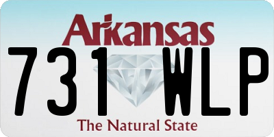 AR license plate 731WLP
