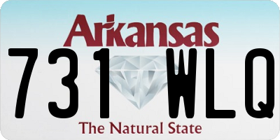 AR license plate 731WLQ