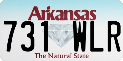 AR license plate 731WLR