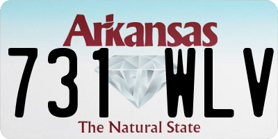 AR license plate 731WLV