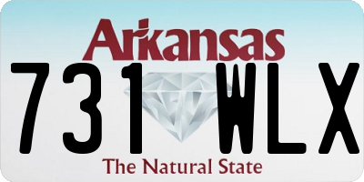 AR license plate 731WLX