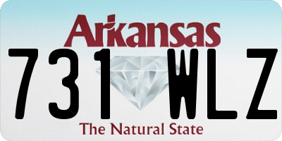 AR license plate 731WLZ