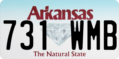 AR license plate 731WMB
