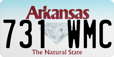 AR license plate 731WMC