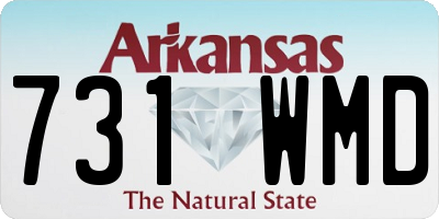 AR license plate 731WMD