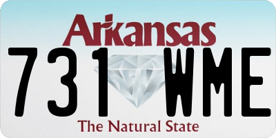 AR license plate 731WME