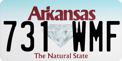 AR license plate 731WMF