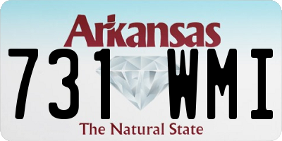 AR license plate 731WMI