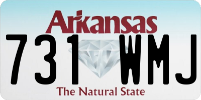 AR license plate 731WMJ