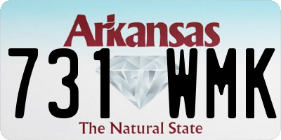 AR license plate 731WMK