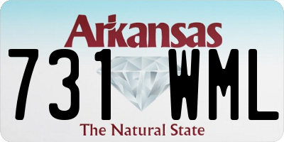 AR license plate 731WML