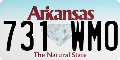 AR license plate 731WMO