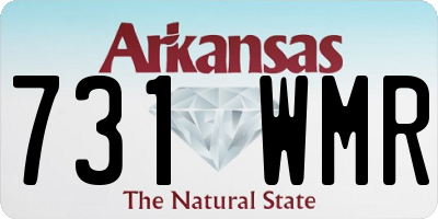 AR license plate 731WMR