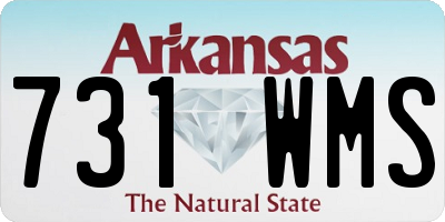 AR license plate 731WMS