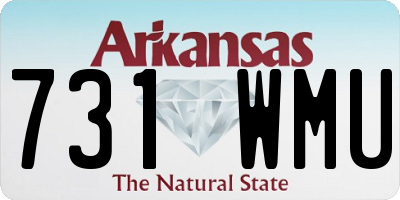 AR license plate 731WMU
