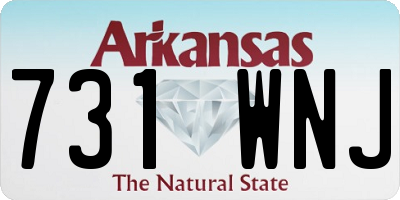 AR license plate 731WNJ