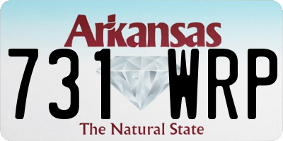 AR license plate 731WRP