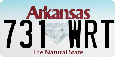 AR license plate 731WRT
