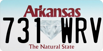 AR license plate 731WRV