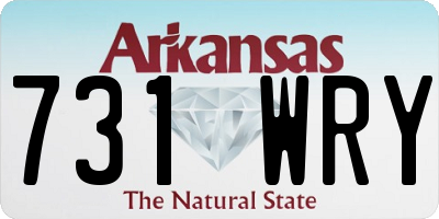 AR license plate 731WRY