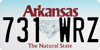 AR license plate 731WRZ