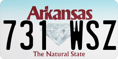 AR license plate 731WSZ