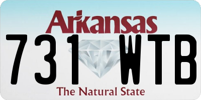 AR license plate 731WTB