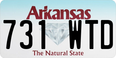 AR license plate 731WTD