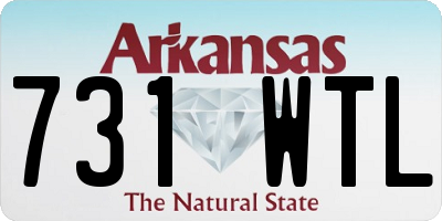 AR license plate 731WTL