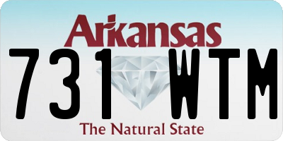 AR license plate 731WTM