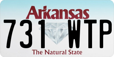AR license plate 731WTP