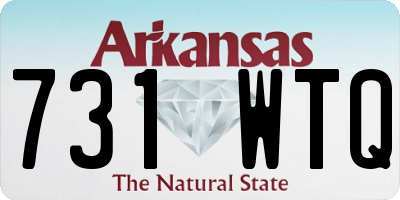 AR license plate 731WTQ