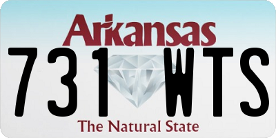 AR license plate 731WTS