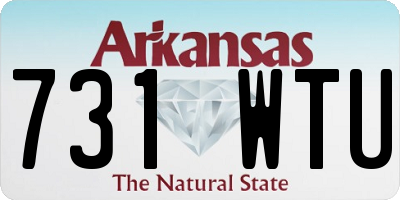 AR license plate 731WTU