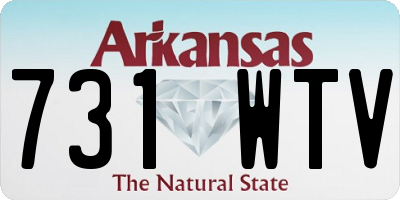 AR license plate 731WTV