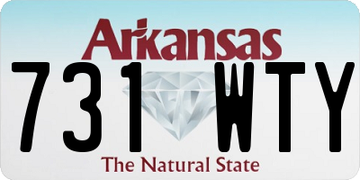 AR license plate 731WTY