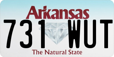 AR license plate 731WUT