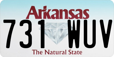 AR license plate 731WUV