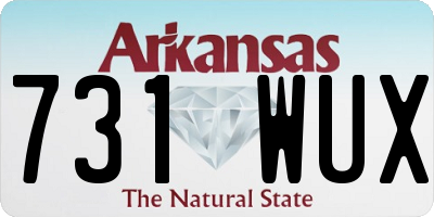 AR license plate 731WUX