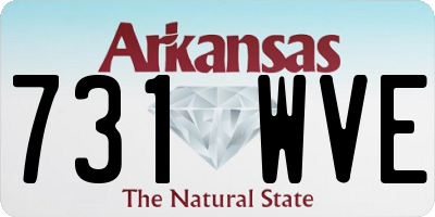 AR license plate 731WVE