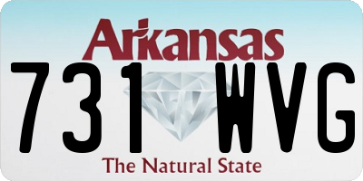 AR license plate 731WVG