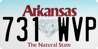 AR license plate 731WVP