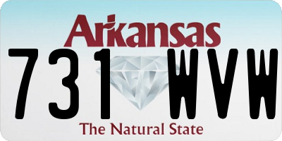 AR license plate 731WVW