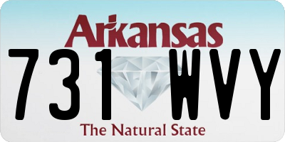 AR license plate 731WVY