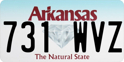 AR license plate 731WVZ