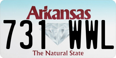 AR license plate 731WWL