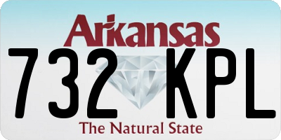 AR license plate 732KPL