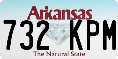 AR license plate 732KPM