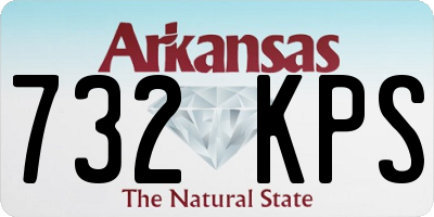 AR license plate 732KPS