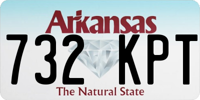 AR license plate 732KPT